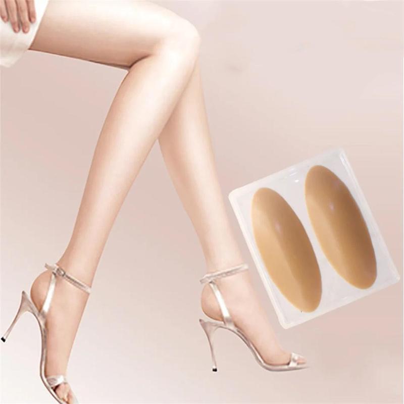 Silicone Self-adhesive Calf Pads, 1 Pair Straight Leg Pads, Thin & Invisible Leg Corrector Adhesive Pads, Stockings Accessories