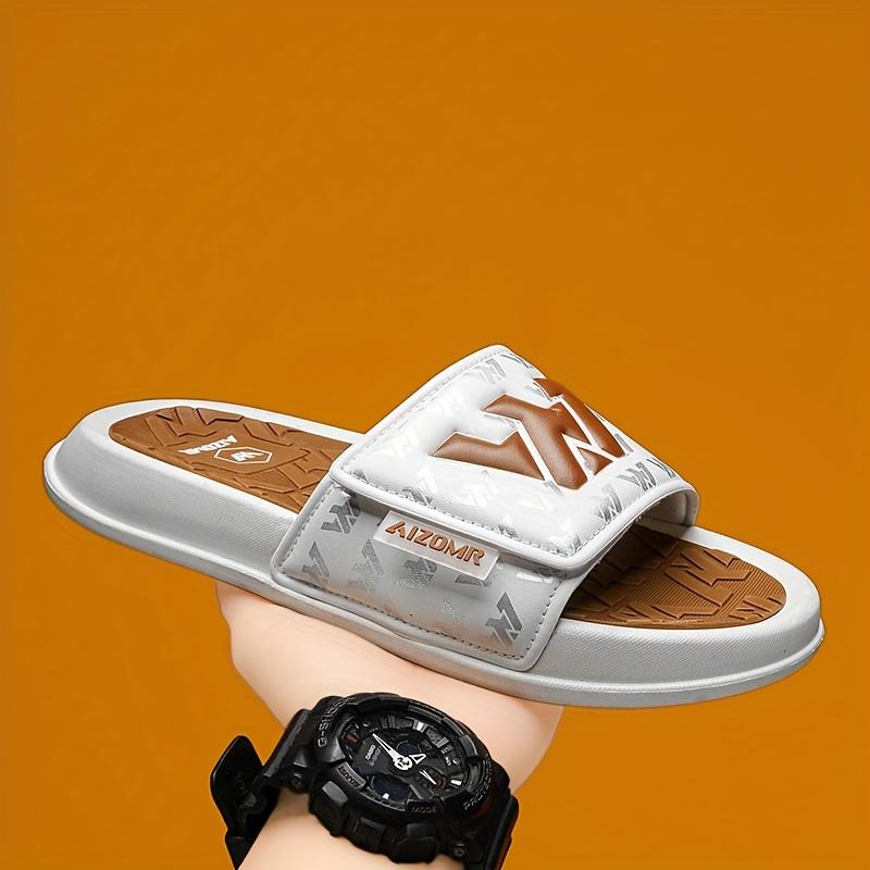 Sleek Slide-In, Summer 2024 Trendy Men's Slides - Casual & Stylish, Non-Slip Sole, EVA Material, Perfect for Casual Attire