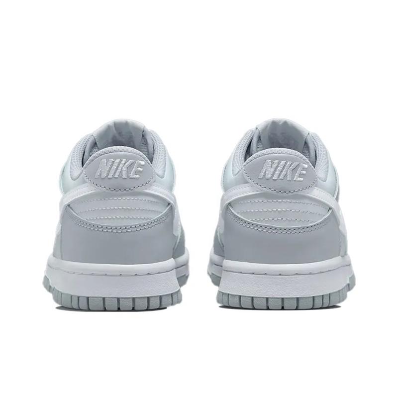 Nike Dunk Low ‘Two-Toned Pure Platinum Wolf Grey’ Youth   Women’s - Perfect Neutral for Casual Wear Sneaker Walking Shoes Trainer Sports Shoes