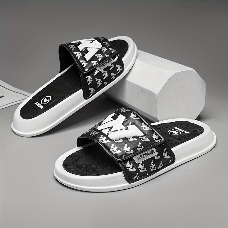 Sleek Slide-In, Summer 2024 Trendy Men's Slides - Casual & Stylish, Non-Slip Sole, EVA Material, Perfect for Casual Attire