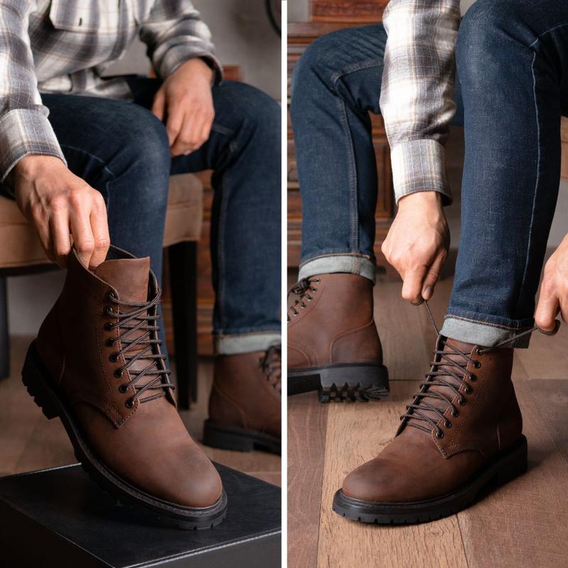 Thursday Boots Men's Hero Lace-Up Boot In Arizona Adobe Leather