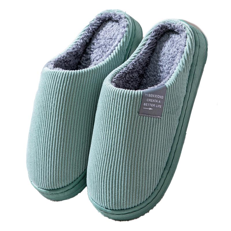 Womens Indoor Memory Foam Cotton Scuff Slippers Slip On House Shoes Flats Breathable Lightweight Washable Non Skid Rubber Soles