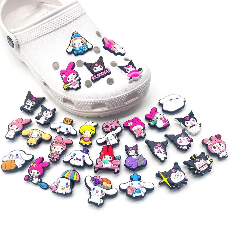 Kawaii Cute Shoe Decoration Croc Charms for Sandals Decoration Kawaii Charms for Kids Girls Teens Adults Women Party Favors Gifts Shoe Decoration Accessories Footwear Comfort Bedroom Bridal