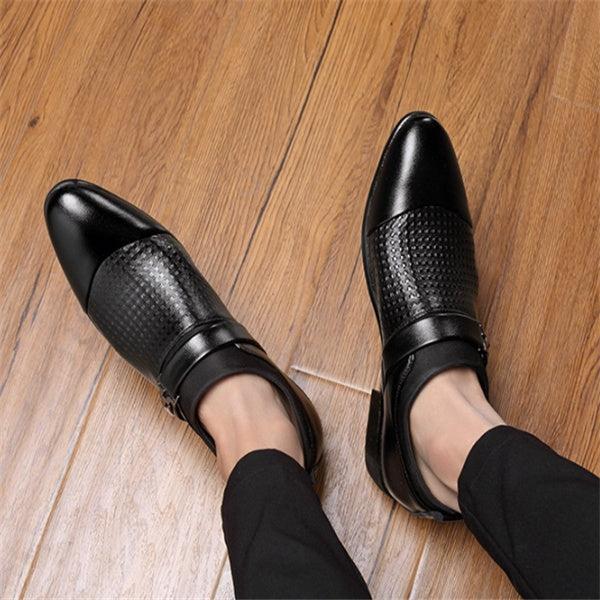 Formal men's leather shoes