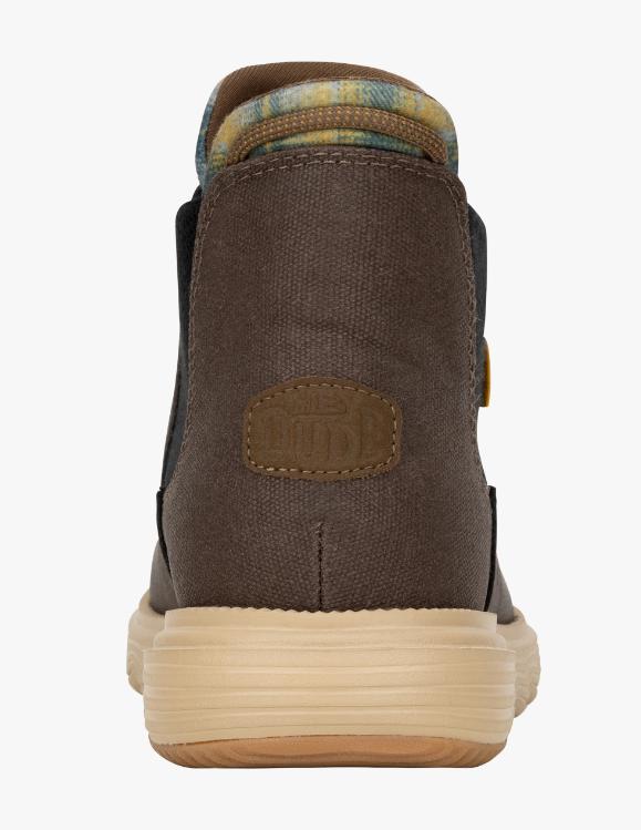 Hey Dude Branson Classic Boot Warm Brown Boy Walking Shoes