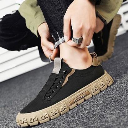 Men's Breathable Work Shoes All Casual Shoes Sports Fashion Casual Slip on Wide Shoes for Summer Autumn