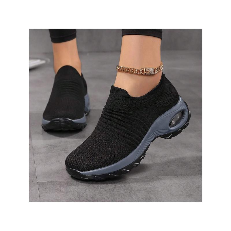 Women's Breathable Air Cushion Sneakers Super Soft Women's Walking Shoes Soft Comfy Sole Sneakers Ladies Sock Shoes