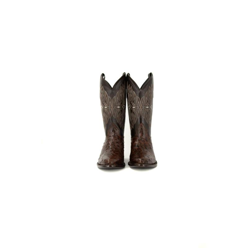 Ostrich Round Toe Cowboy Boot FINAL SALE