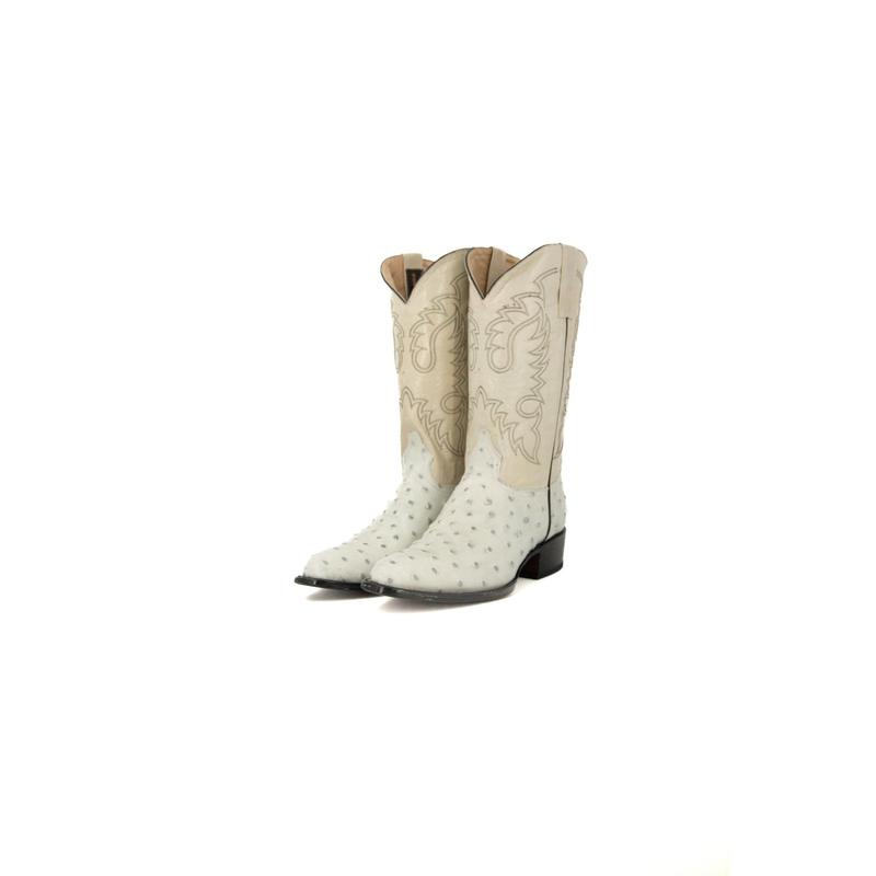 Ostrich Round Toe Cowboy Boot FINAL SALE