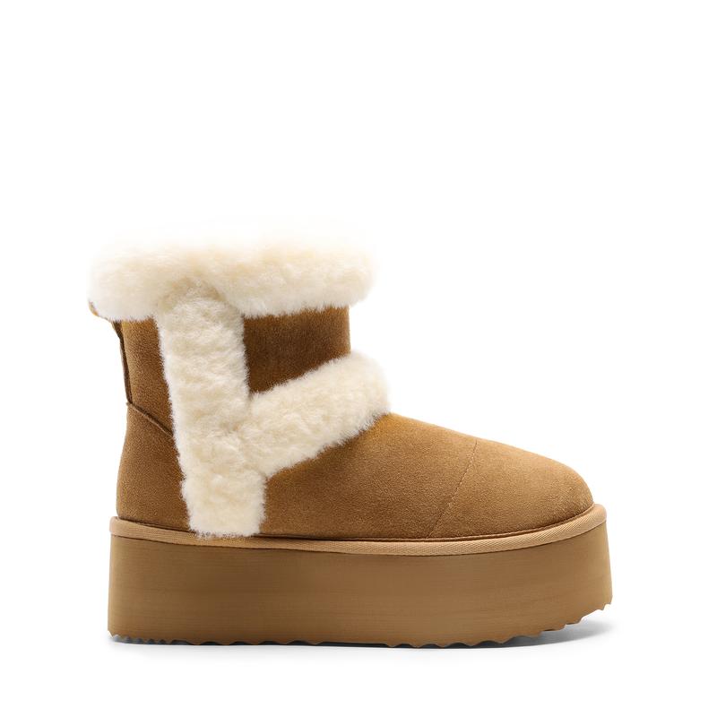 DREAM PAIRS [FuzzyChic Plush Platform] Thick-soled Fluffy Snow Boots